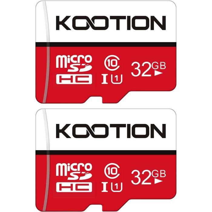 KOOTION 256 GB Micro SD-kaart met UHS-I, U3, V30, A1, hoge snelheid 100mb per seconde TF-kaart 4K-opnamegeheugenkaart met adapter