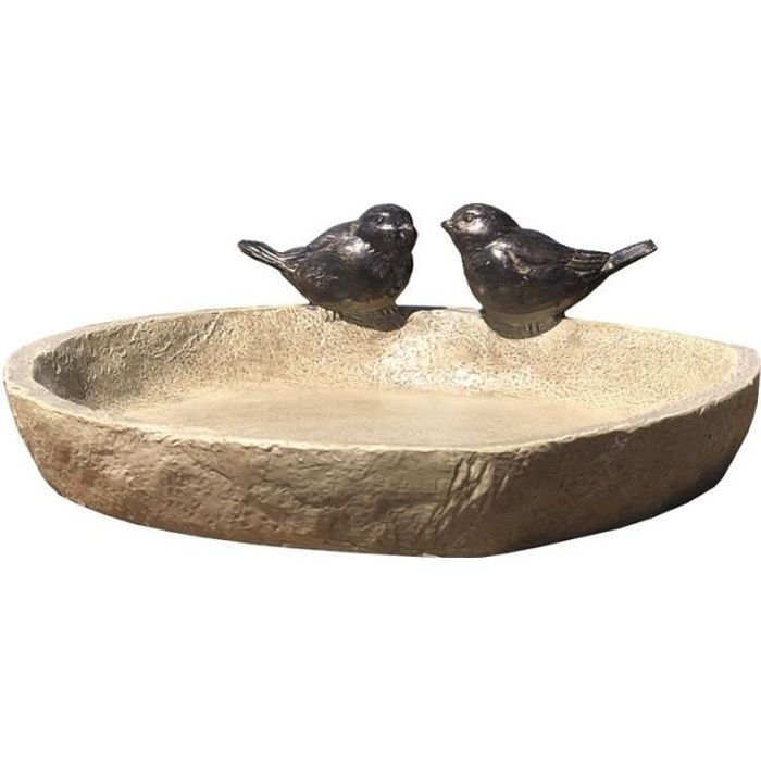 Piquet bain d’oiseaux lierre
