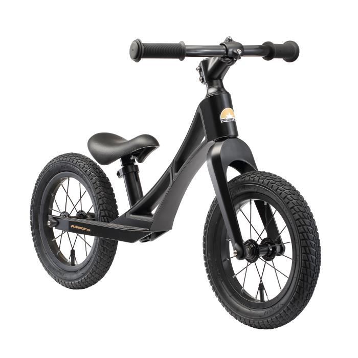 BIKESTAR Draisienne 12 pouces pour enfants de 3 ans Edition BMX Magnesium garcons et filles Noir