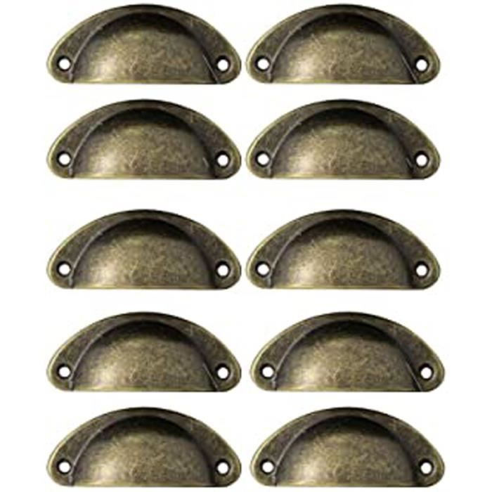 6 Pièces) Poignées De Porte D'armoire De Cuisine, Poignée De Porte De