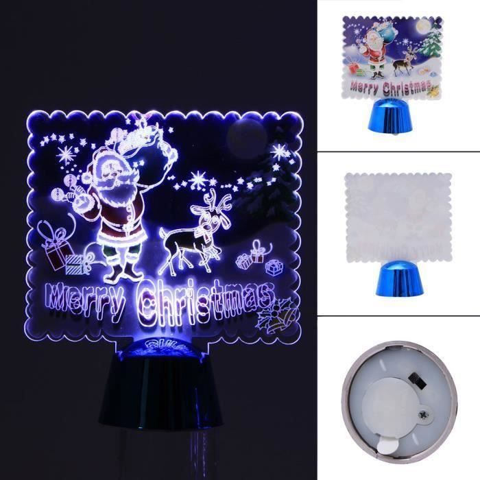 La Lumiere De Nuit Creative Coloree De Papillon De Noel Peut Coller Le Mur Decoratif De Led Yzz Lavi Cdiscount Pret A Porter
