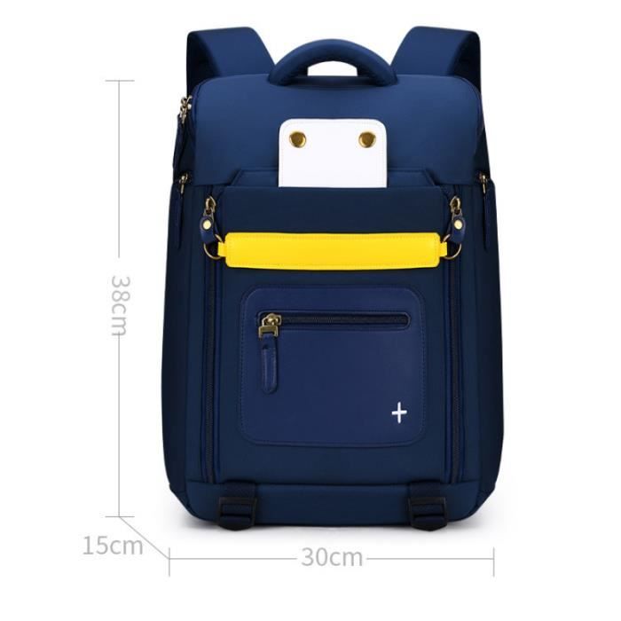 Amythe Sac à Dos Scolaire Ado Filles Garçons – Grand, Léger, Compartiments Ordinateur 15,6″ – Style Moderne