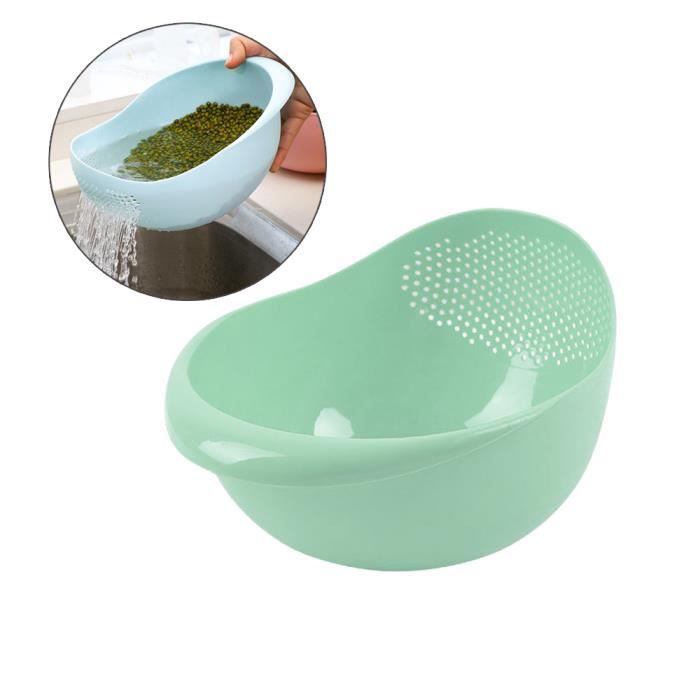 Youka Panier Passoire 2 En 1 Détachable | Bol Double Couche Pour Laver Et Égoutter Légumes, Fruits Et Pâtes | Plastique PP Sans BPA