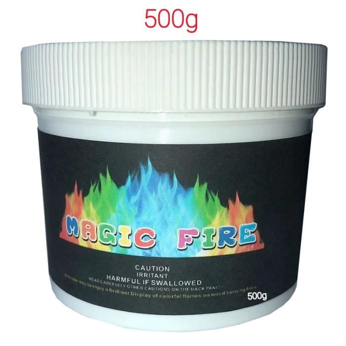 Magical Flames Lot de 25 paquets de couleur changeante pour feu de camp, feux de camp, feux de camp et cheminées, accessoires de feu de camp