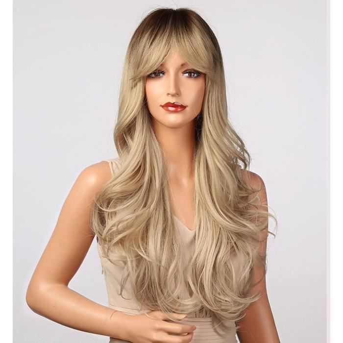 frange cheveux blond