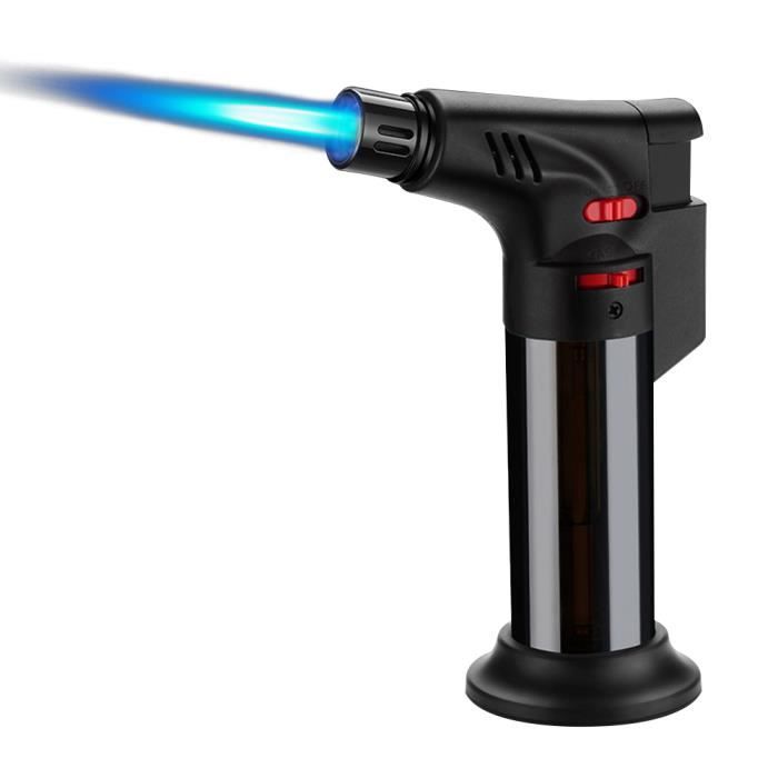 Briquet Chalumeau à Gaz Butane Portable - Pistolet à Flamme Pour Soudure, Camping, Cuisine - Neuf