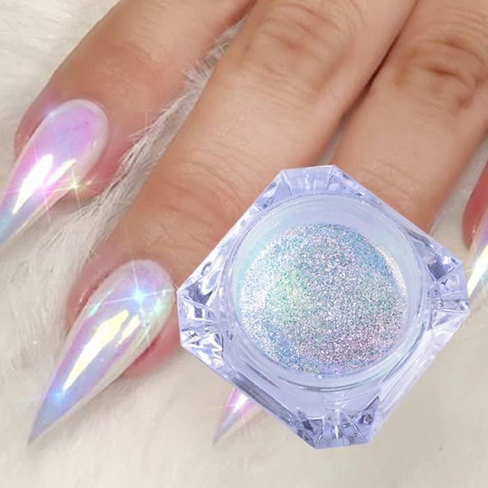 Sirene Nail Art Paillettes Poudre Degrade Couleur Diy Pigment Corps Decoration De Visage Cdiscount Au Quotidien