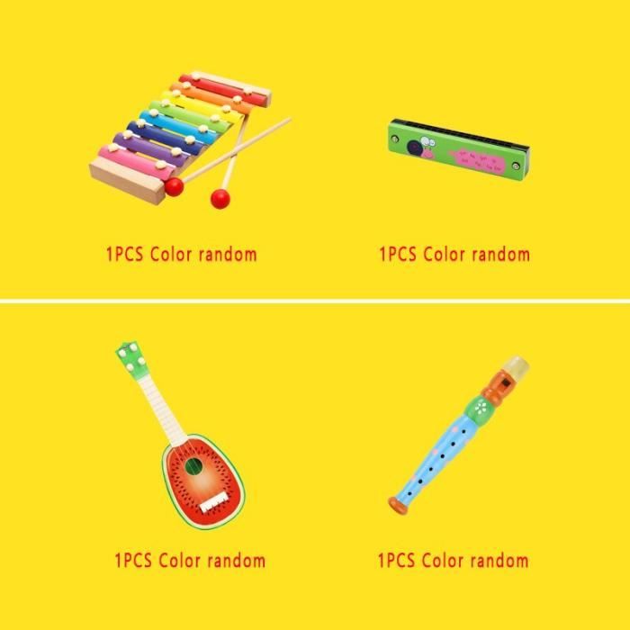 Xylophone Montessori Jouet Éducatif En Bois Huit Notes Cadre Style