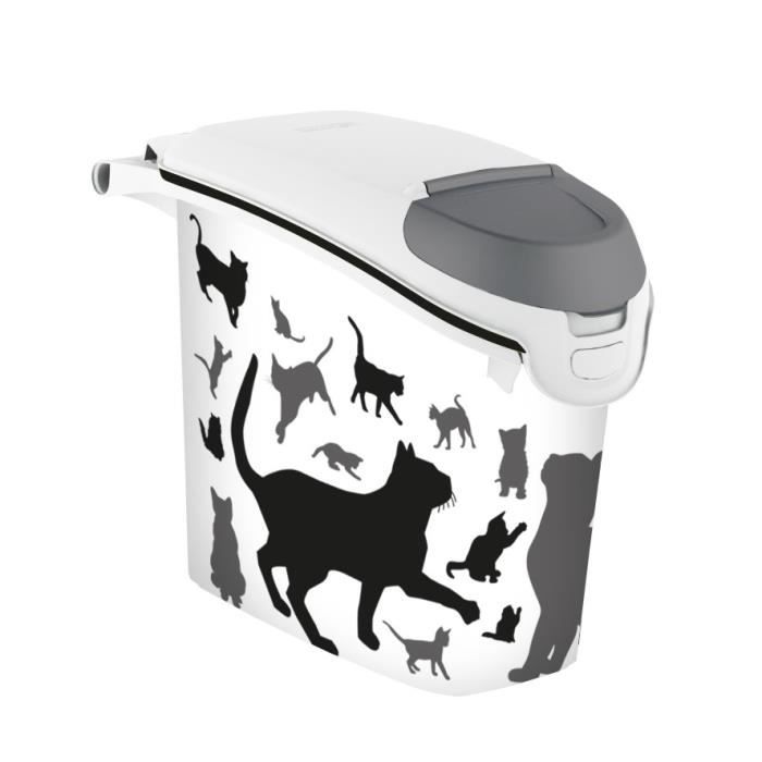 Curver Conteneur A Croquettes Empilable 6kg Blanc Pour Chat Achat Vente Distributeur D Aliment Conteneur Croquettes 6kg Chat A Prix Fou Cdiscount