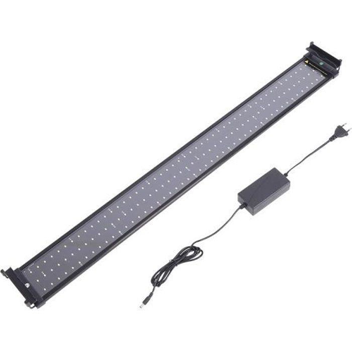 Meilleurs prix pour DEWIN Éclairage sur pied de lampe à économie d'énergie LED haute luminosité pour aquarium 89 cm 144 lumières