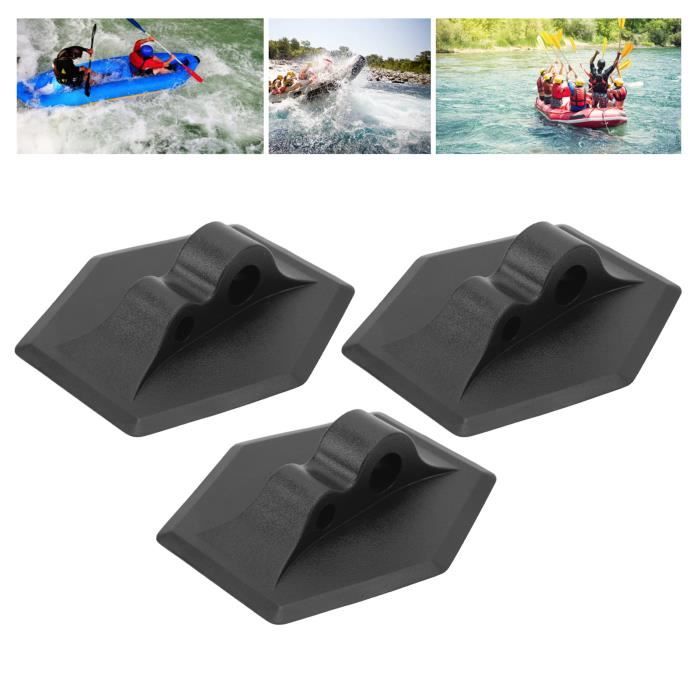 KENANLAN Lot De 3 Supports Boucle Corde Bateau PVC – Fixation Kayak, Canoë, Bateau Gonflable, Résistant UV Marin