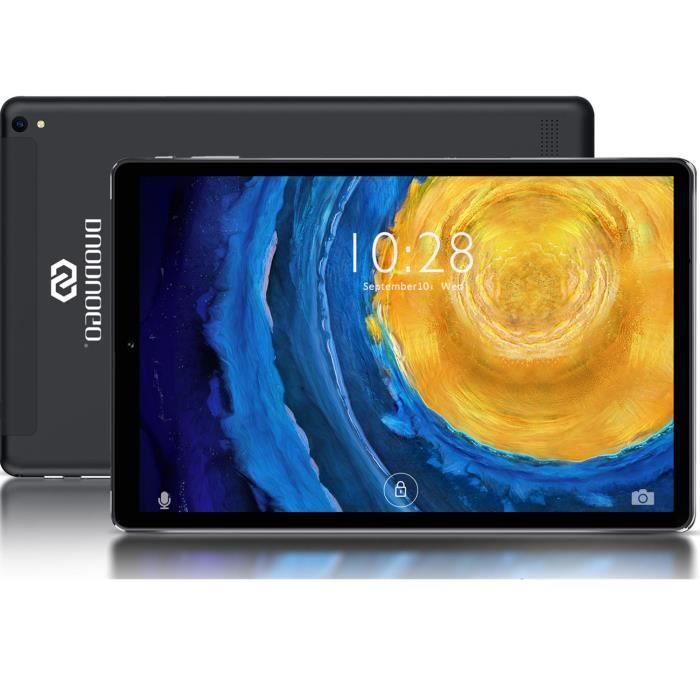 Tablette Tactile – 101 – Stockage 32Go – 3 Go RAM – Android 9.0 Pie – 4G Dual SIM – Noir