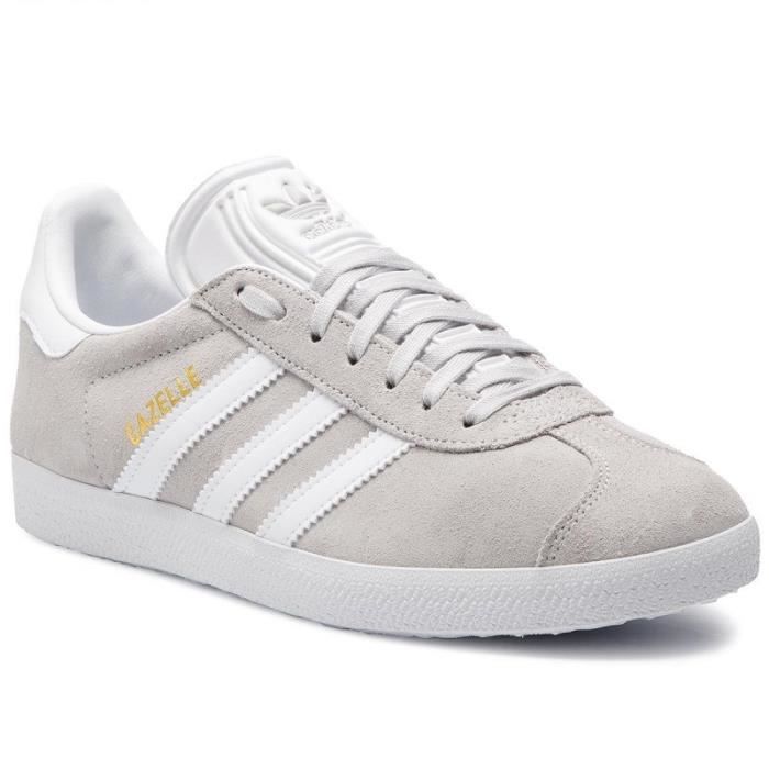 adidas gazelle grise et blanche