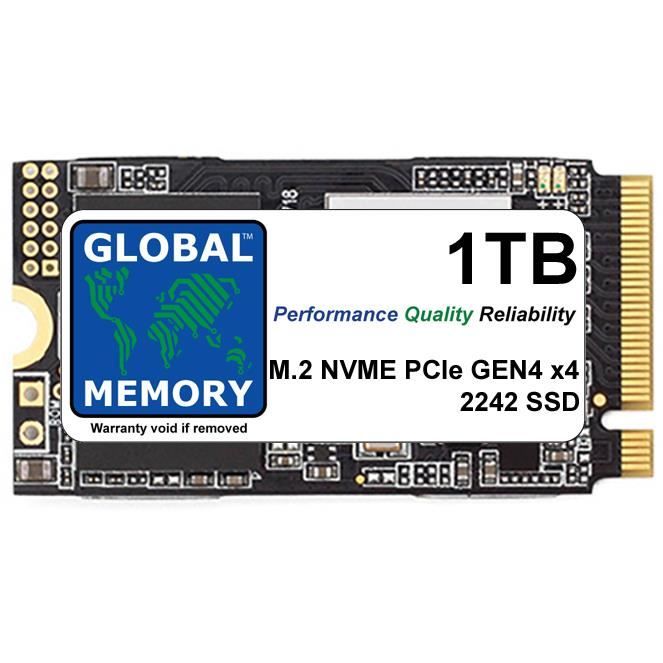 1To M.2 2242 PCIe Gen4 x4 NVMe SOLID STATE DRIVE SSD POUR ORDINATEURS  PORTABLES & DE BUREAU-SERVEURS-POSTES DE TRAVAIL-CARTES MÈRES - Cdiscount  Informatique