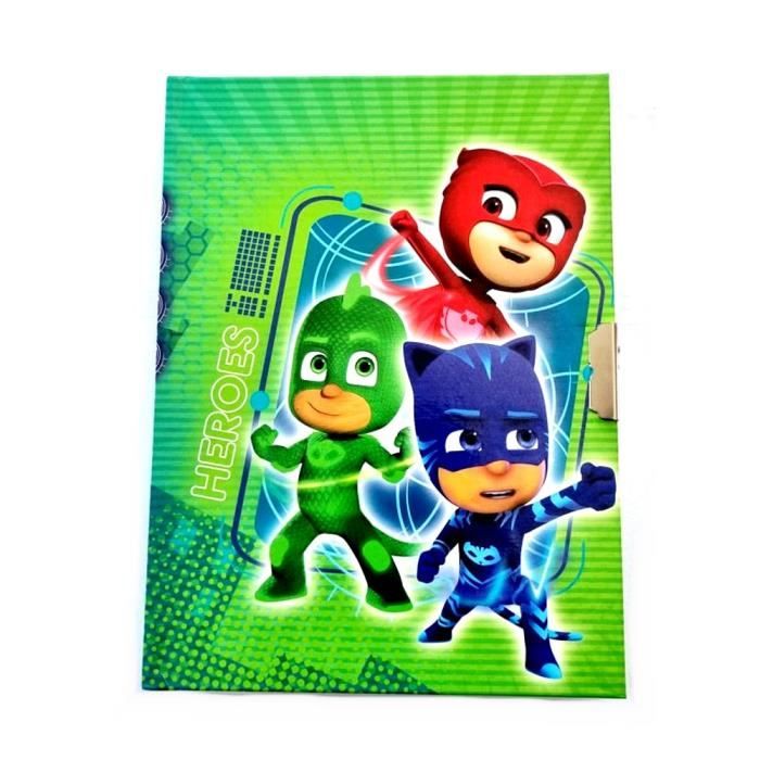 Journal intime PJ Masks secret GUIZMAX Cdiscount BeauxArts et