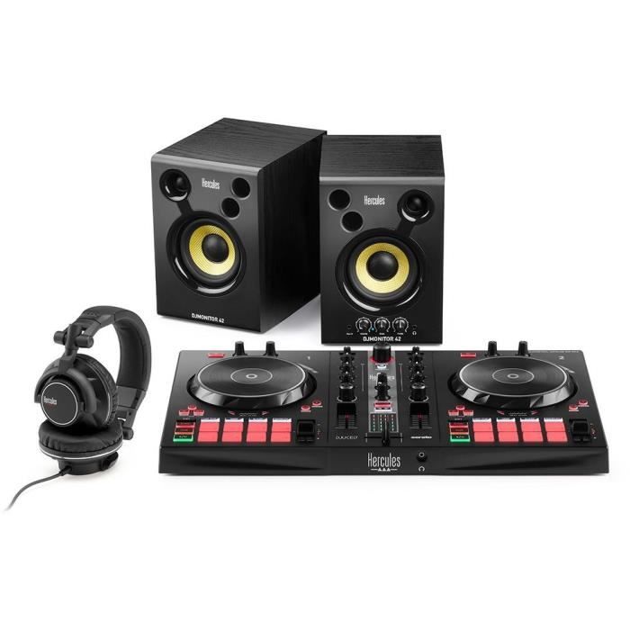 Kit DJ Essentials Hercules – Contrôleur Inpulse 300 MK2, Enceintes, Casque - vue 2