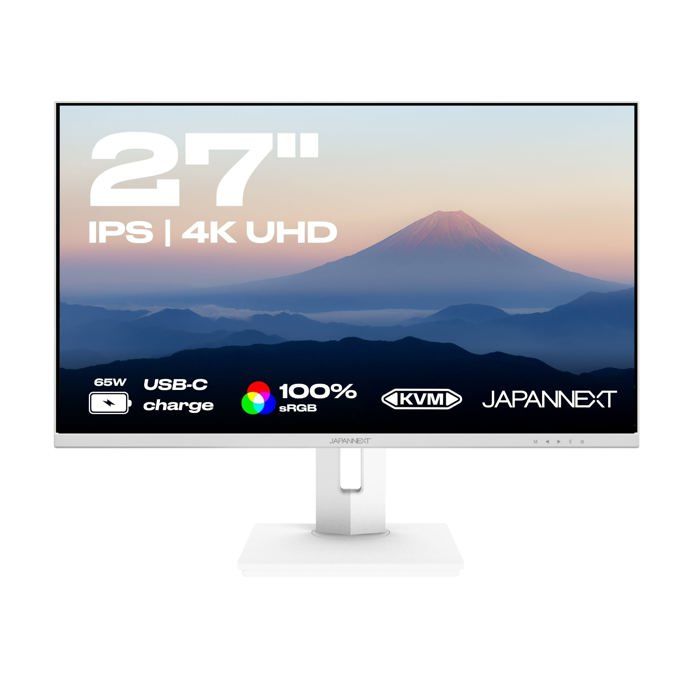 Écran PC Bureautique  27  4K UHD  USB-C (+ charge 65W)