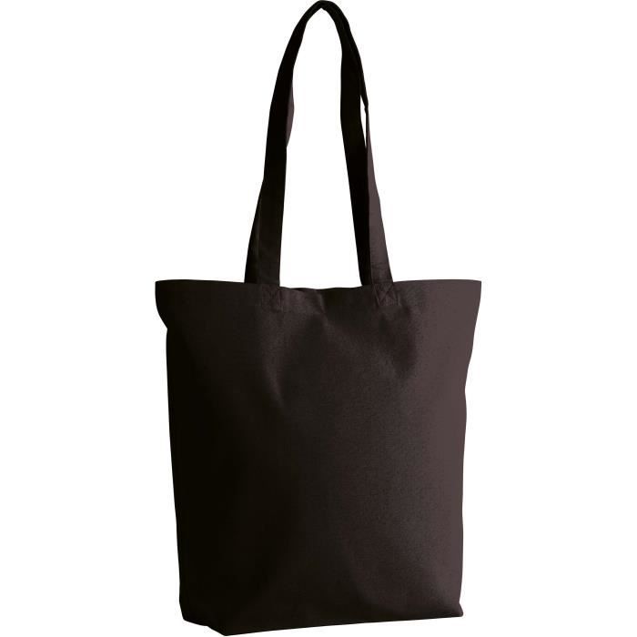 Sac Cabas en coton Kimood Bio - noir Sac Cabas en coton Kimood Bio - noir