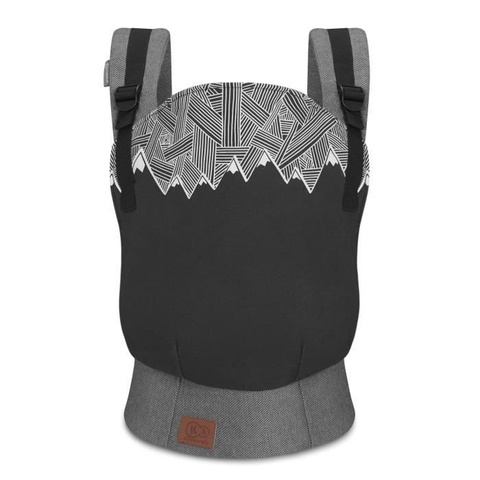 Kinderkraft Milo Porte Bebe Des La Naissance Ergonomique Anti Dysplasie Portage Av Ar Couleur Noir Cdiscount Puericulture Eveil Bebe