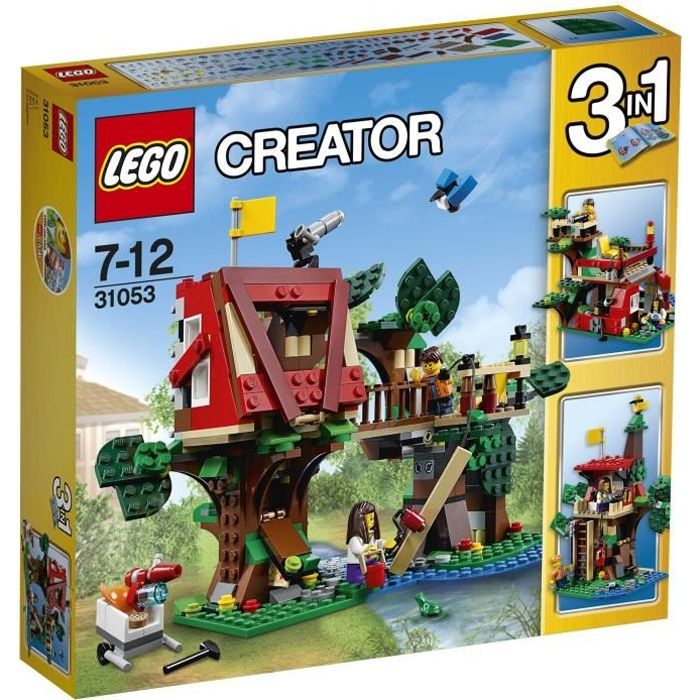 LEGO Jeu De Construction - Les aventures dans la cabane dans l'arbre -  Cdiscount Jeux - Jouets