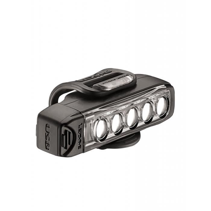 Eclairage pour vélo - LEZYNE - Strip Drive Avant - Rechargeable par USB - Noir