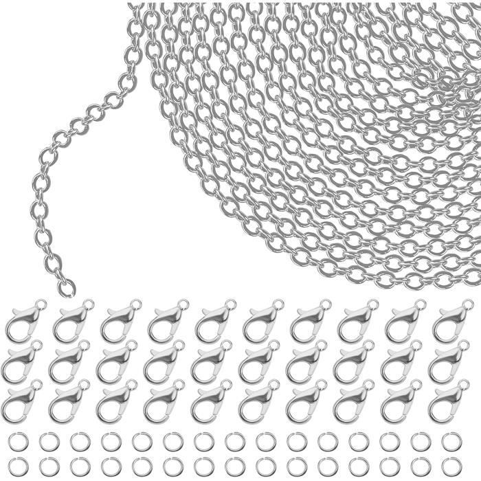 Lot De 30 Fermoirs Filigrane Pour Bijoux - 19x10mm - Cuivre - Marque Preciosa - Neuf