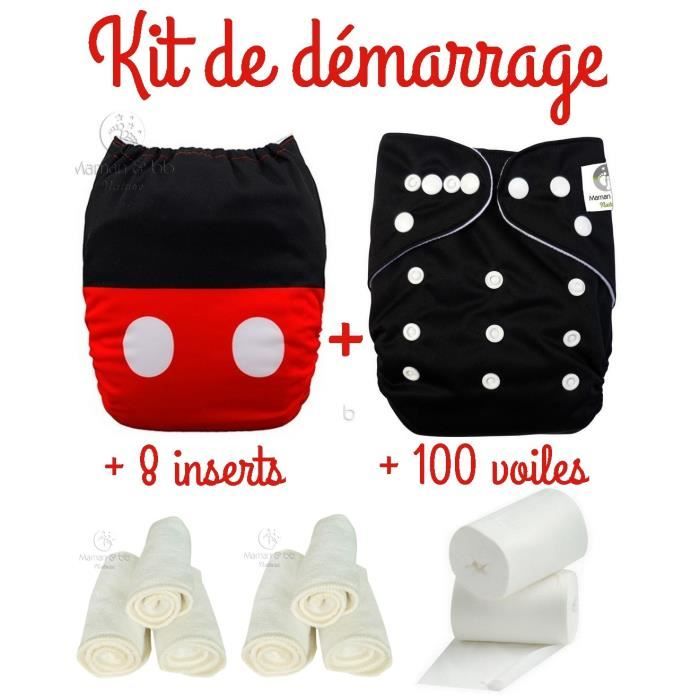 Pack De Demarrage Couches Lavables Insert Et Voiles De Protection Kit Mickey Achat Vente Couche Lavable 2009468353053 Soldes Sur Cdiscount Des Le 20 Janvier Cdiscount