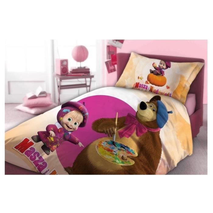 Parure De Lit Masha Et Michka 90X190
