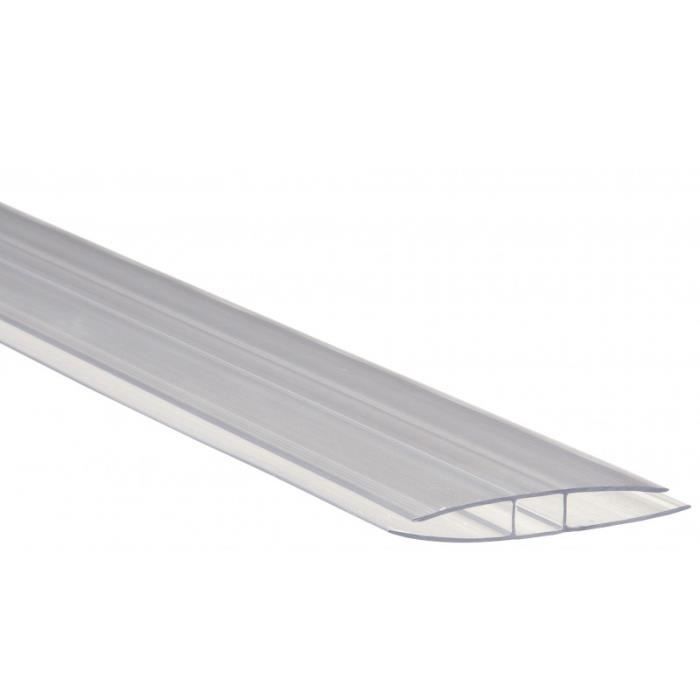 Profil polycarbonate de jonction - L: 200 cm - E: 16 mm -