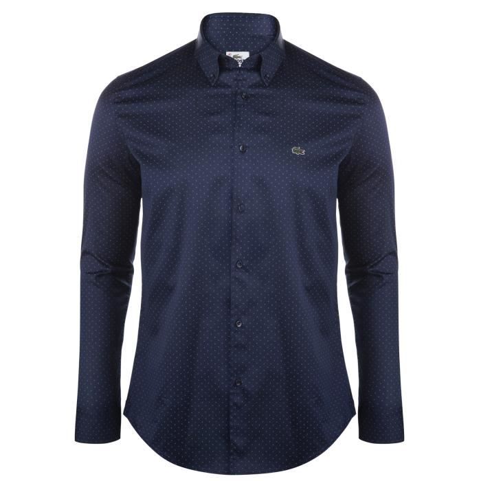 chemise homme lacoste slim fit