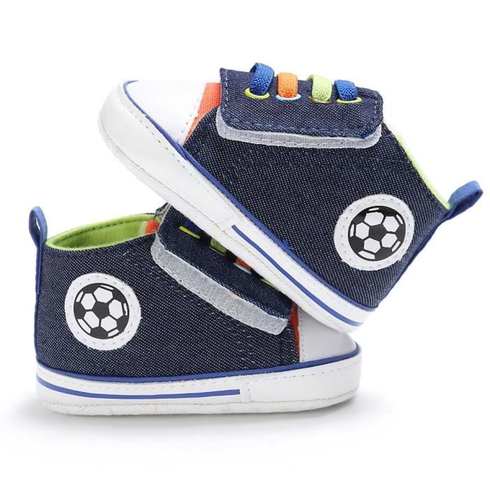 Chaussures Bébé En Cuir Souple Handmade - Taille XL 18-24 Mois, Semelle Daim, Idéal Pour Crèche