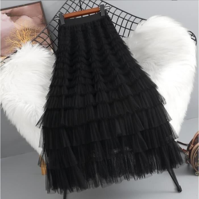 Jupe Midi Longue En Satin - Taille Haute Élastiquée, Coupe Trapèze, Pour Bureau Ou Sortie (2025)