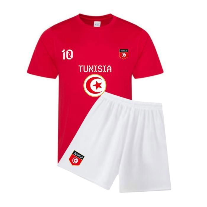 Maillot De Foot Tunisie, Blanc, Taille XL, Réversible, Pour Homme, Occasion
