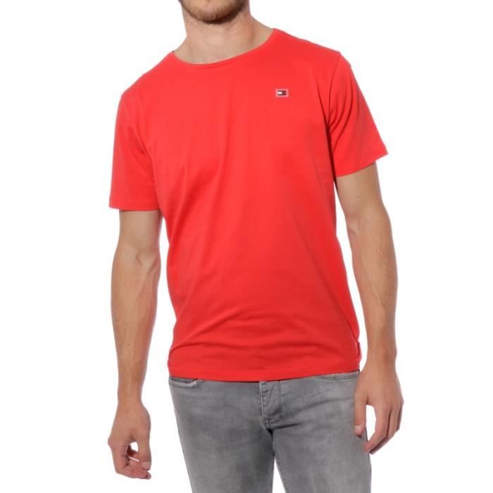 t shirt homme rouge