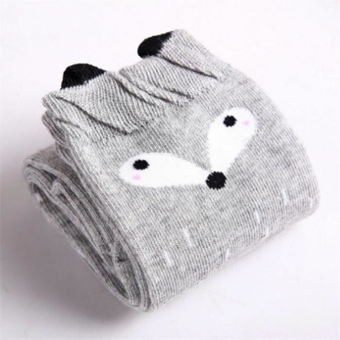 Lot De 5 Paires Chaussettes à Orteils Enfants - Coton, Motifs Animaux - Taille 3-12 Ans - 12