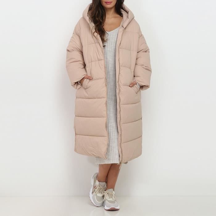 Doudoune beige oversize online