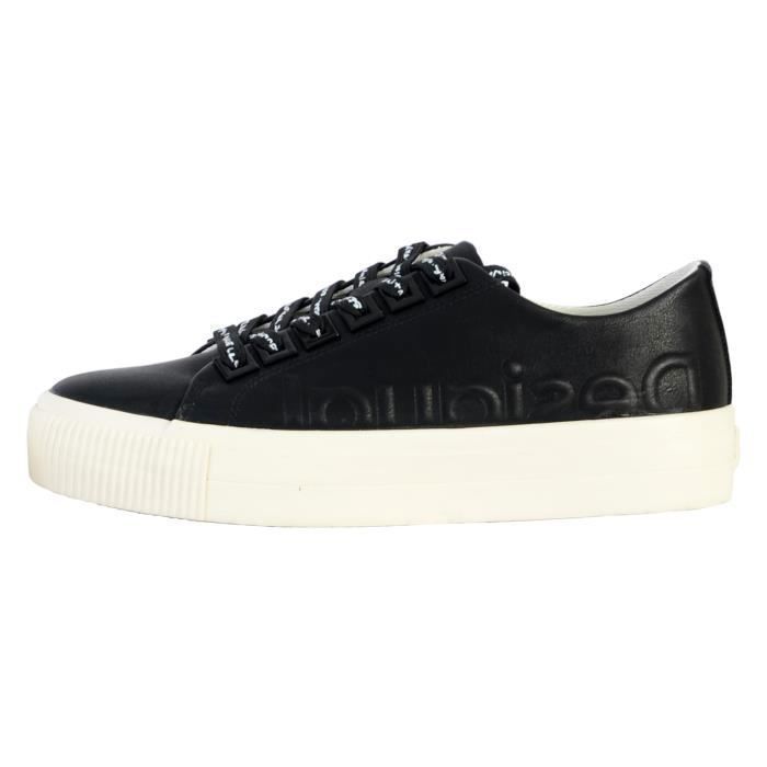 Desigual Basket à Lacets Desigual Street Half Logo - Noir
