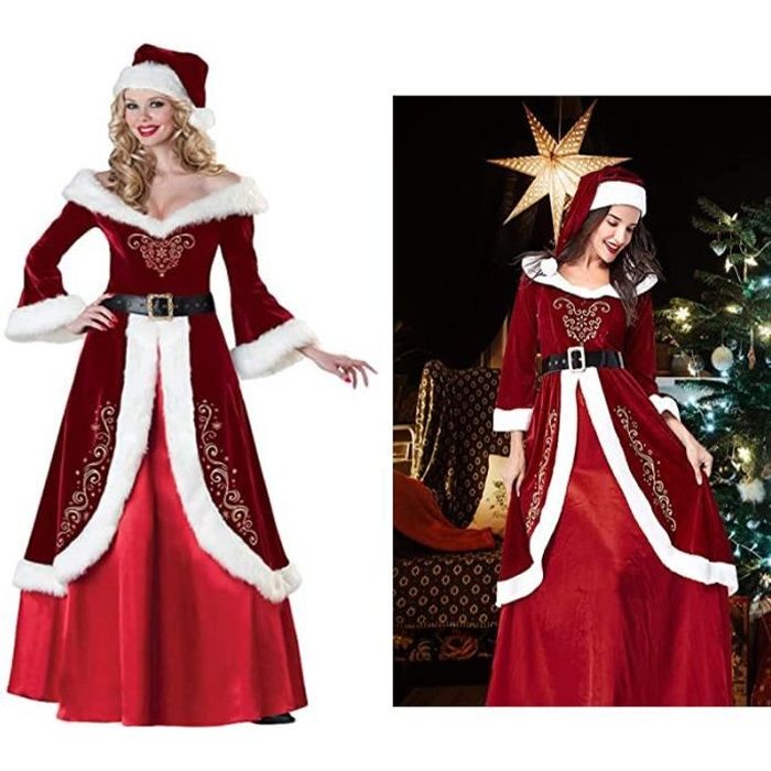 Robe reine des neiges adulte - Cdiscount