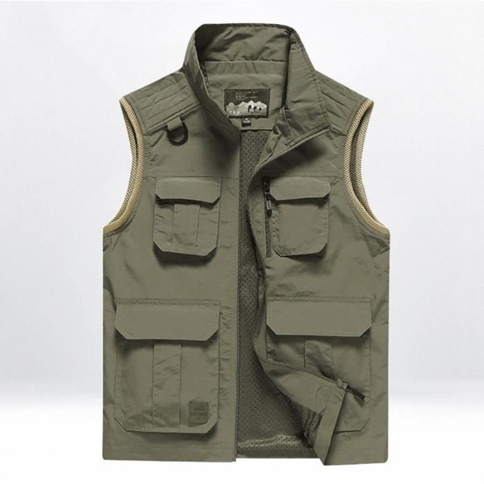 Gilet De Pêche Utilitaire Ausable Vintage XL 22 Poches Neuf
