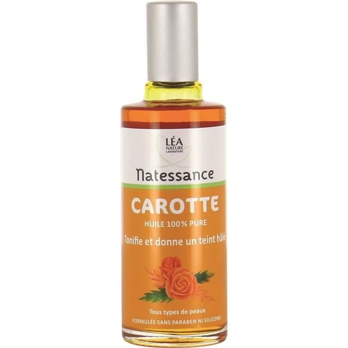 Natessance Huile De Carotte 50 Ml Tonifie Et Donne Un Teint Hale Cdiscount Au Quotidien
