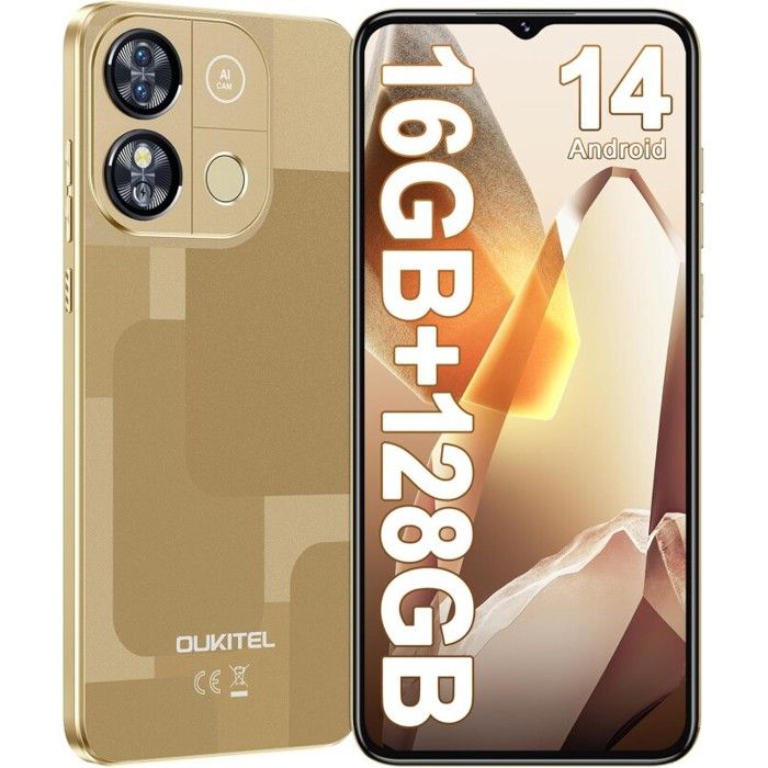 Smartphone 4G OUKITEL C57 Pro 16Go (4+12) RAM /128Go ROM 6.52