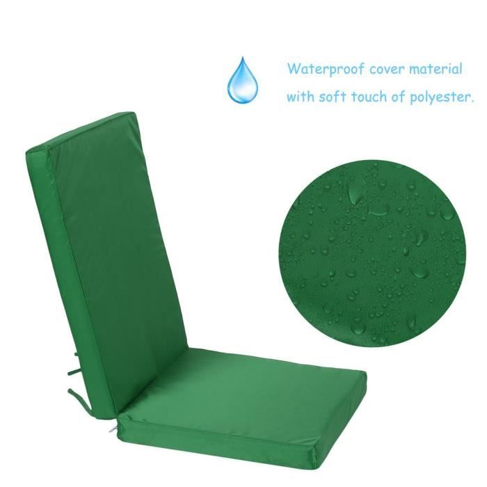 Coussin Avec Dossier Chaise Jardin Achat Vente Pas Cher