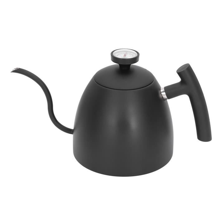 Bouilloire à café - QIILU - 800 ml - Acier inoxydable 304 - Thermomètre ...
