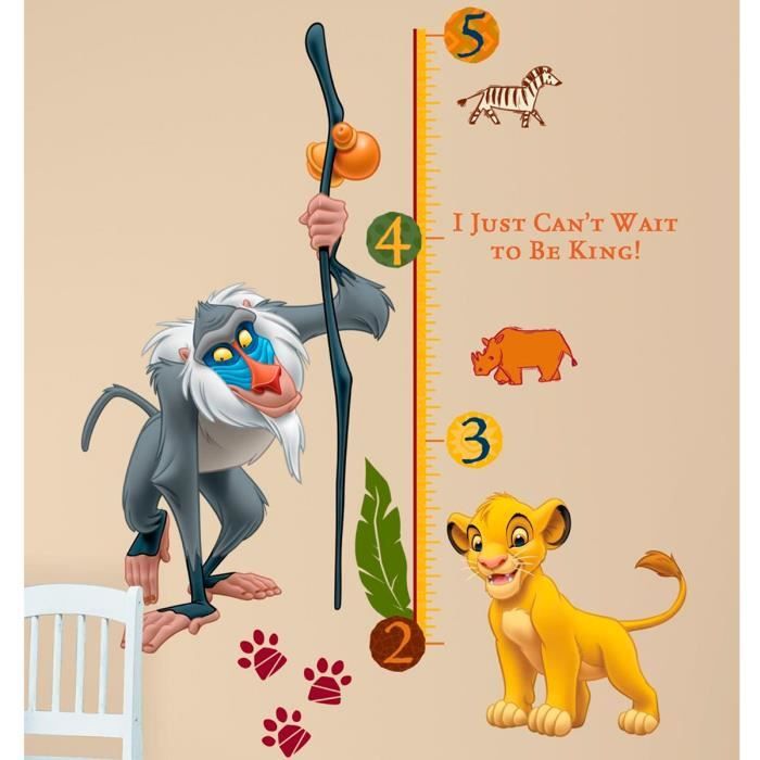 Stickers Geant Toise Le Roi Lion Disney Cdiscount Maison Stickers Geant Toise Le Roi Lion Disney Cdiscount Maison