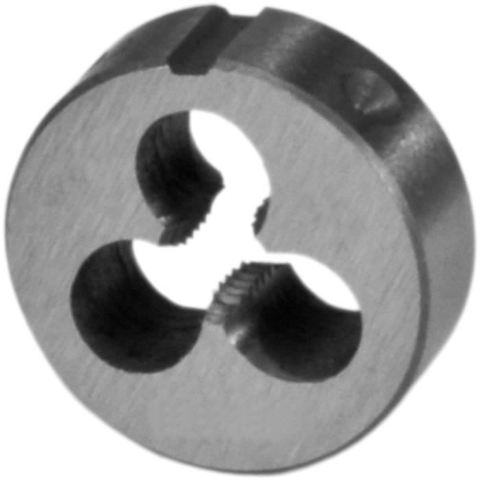 Filière Ronde 10-32 UNF - Diamètre 20 Mm, épaisseur 7 Mm - Acier à Outils - Lot De 2 Pièces