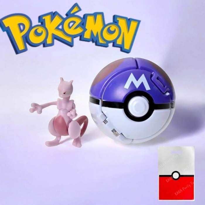 Pokeball pokemon Mewtwo figurine auto ouverture Sac Collector