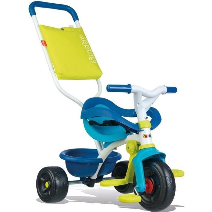 SMOBY Tricycle Enfant Evolutif Be Fun Confort Bleu