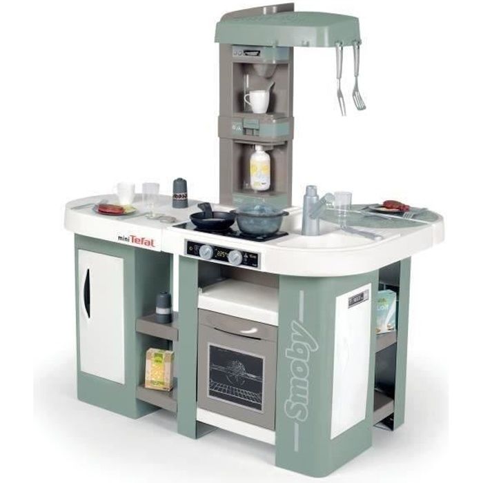 Cuisine pour enfant - Smoby - Cuisine Tefal Studio XL - 34 Accessoires - Magic Bubble - Jouet dImitation - Dès 3 ans