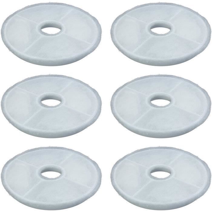 6 Filtres Pour Fontaine à Eau Chat - Filtres Hexagonaux De Rechange, Améliore Le Goût, Compatible Avec Distributeurs Automatiques
