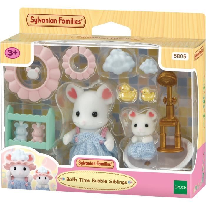 Le Bain Des Frères Marshmallow Sylvanian Families La Boite - vue 4